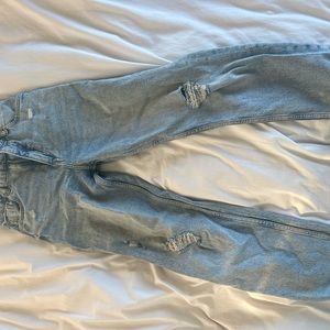 Zara ripped mom jeans!